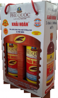 Hộp 2 Chai nhựa 1 lít  40 độ đạm